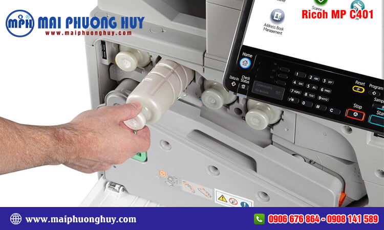 Máy màu nhỏ gọn khách thuê nhiều khổ giấy A4-A5